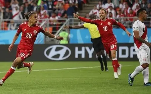 Dinamarca comenzó el Mundial con un triunfo sobre Perú.