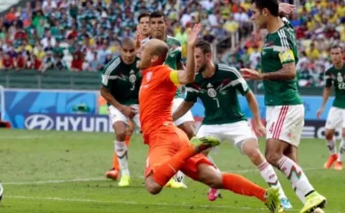 México vs Holanda. Mundial de Brasil 2014.