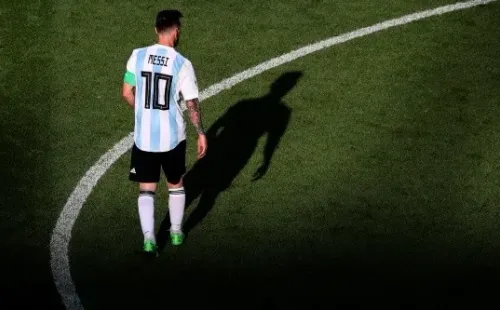 Messi en las sombras de la derrota.