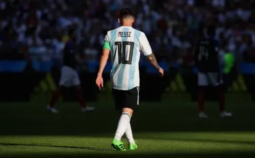 Foto de Lionel Messi, jugador de la Selección Argentina.