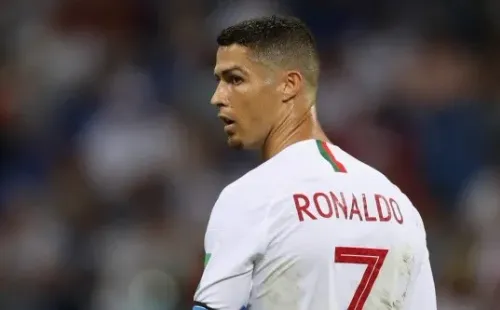 Foto de Cristiano Ronaldo, delantero de Portugal.