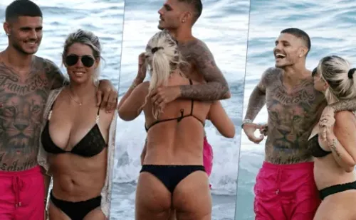 Foto de Wanda Nara con Mauro Icardi.