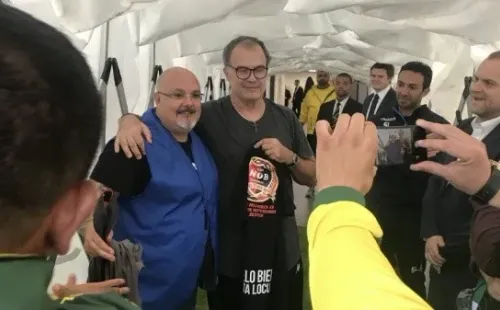 Bielsa junto a su compatriota.