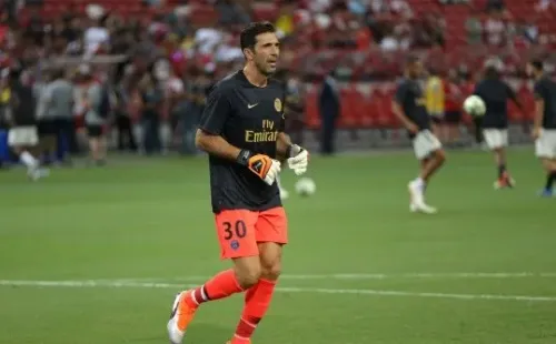 Foto de Gigi Buffon, arquero de Paris Saint Germain.