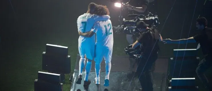 AMIGOS. Cristiano Ronaldo y Marcelo tras ganar la última Champions League (Foto: Getty).