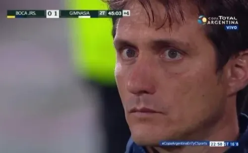 Guillermo, impactado por la derrota ante Gimnasia.