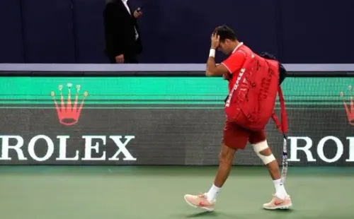 Tristeza en Juan Martín Del Potro.