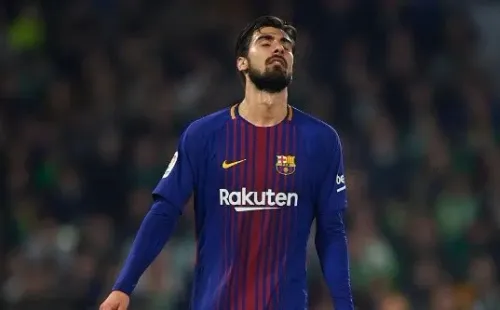 André Gomes en Barcelona.