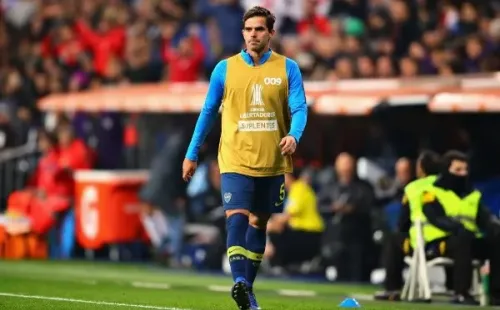 Gago antes de ingresar en el que, hasta ahora, es su último partido profesional. (Getty)