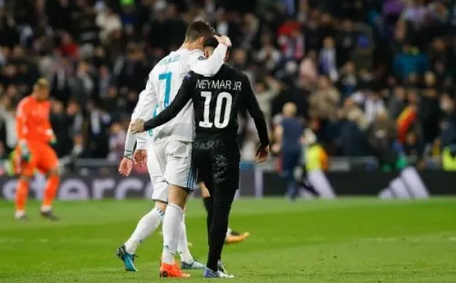 Neymar y Cristiano, juntos. (Getty)