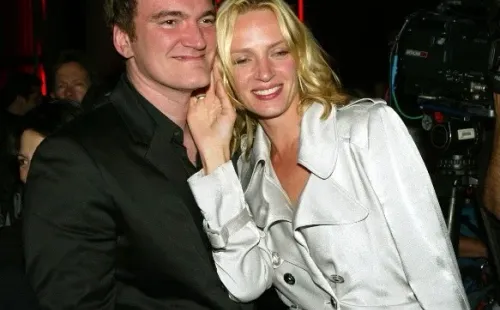 Quentin Tarantino y Uma Thurman, dos emblemas del cine