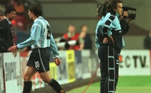 La foto del icónico momento.