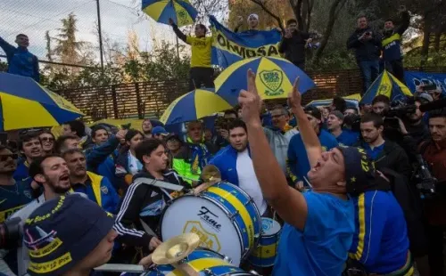 Boca llevó a sus hinchas a Madrid para la última final de Copa. (Getty)
