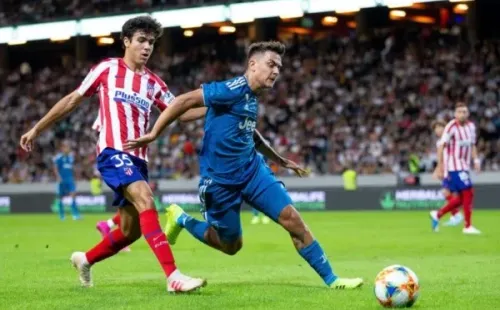 Paulo Dybala en el partido ante Atlético de Madrid.