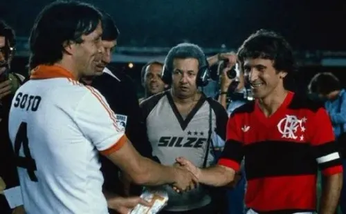Flamengo vs. Cobreloa, en la Libertadores 1981.