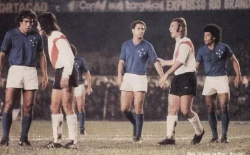 River vs. Cruzeiro, en la Libertadores 1976.