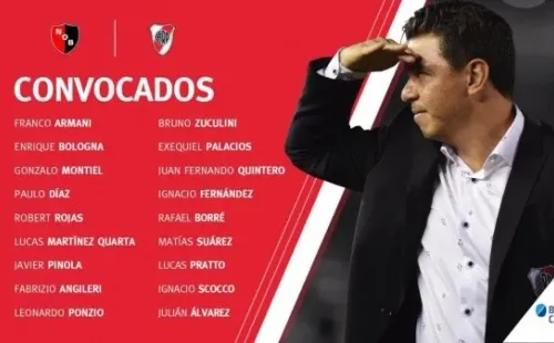 Los convocados de River. (Foto: Prensa River)
