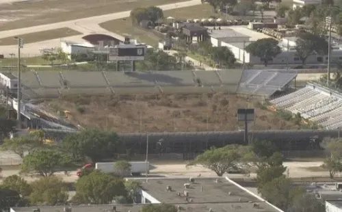 Así estaba el Lockhart Stadium en enero de 2019.