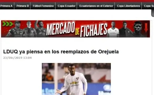 Así lo indicó 'Ecuagol'.