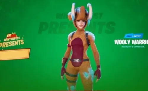 La skin Wooly Warrior desbloqueada.