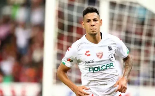 Una de las tantas celebraciones de Quiroga en el Apertura. Esta vez, ante Atlas.