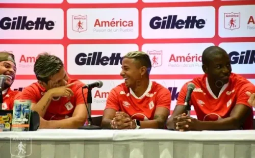 Un buen ambiente se vive en América de Cali. Foto: @AmericadeCali