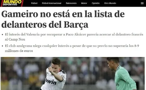 La información de 'Mundo Deportivo'.