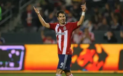 Ángel en un encuentro con Chivas USA.
