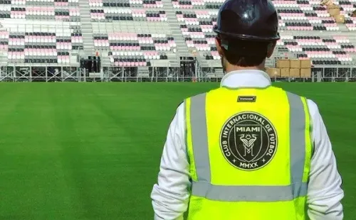 La vista a una de las gradas del estadio donde jugará Inter Miami.