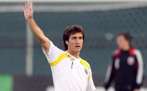 Barros Schelotto con la playera del Columbus Crew de la MLS (Getty Images)