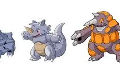 Rhyhorn, Rhydon y Rhyperior