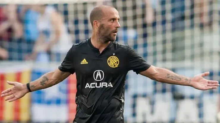 Higuaín con la playera del Columbus Crew de la MLS (Getty Images)