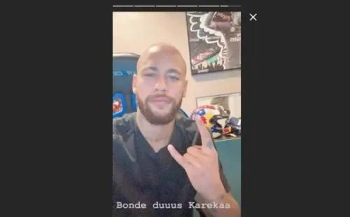 La historia de Neymar en Instagram.