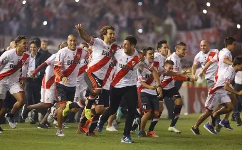 Ponzio, campeón de todo con River. (Getty)