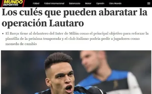 La información de 'Mundo Deportivo'.