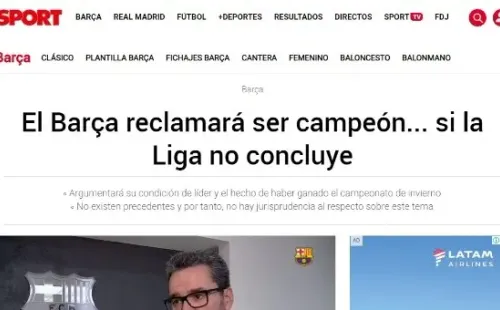 La información de 'Sport'.