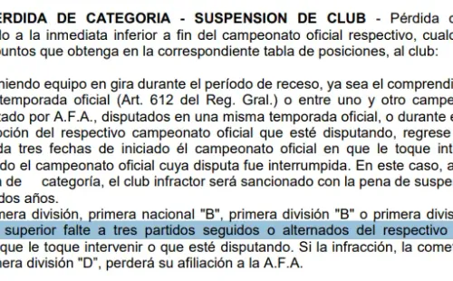 La pena a River puede llegar a ser mayor en caso de persistir su ausencia a sus próximos encuentros. (Foto: Captura)