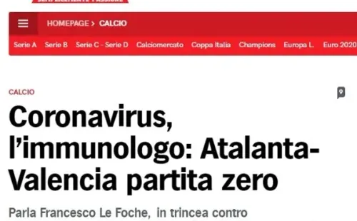 La noticia de 'Corriere dello Sport'.