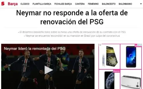 La información de 'Sport'.