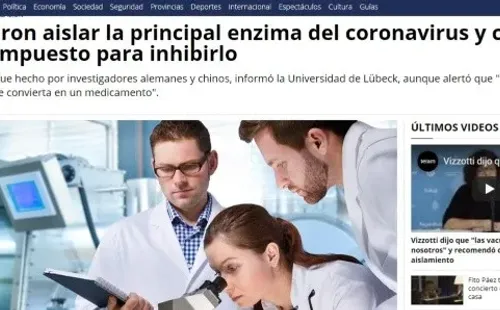 La información de 'Telam'.