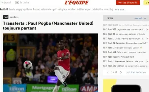 La información de L'Equipe.