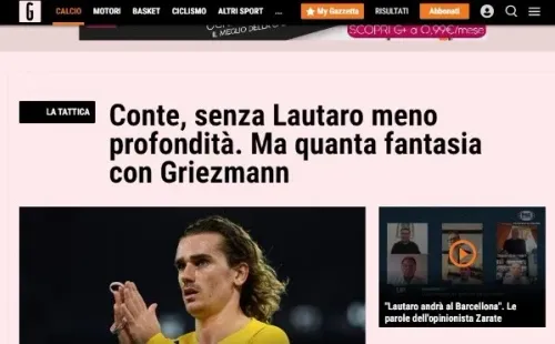 La información del medio italiano.