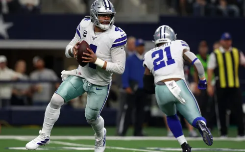 Dak Prescott y Ezekiel Elliott – Getty