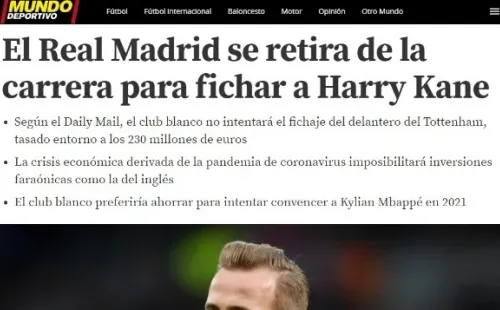 La información de 'Mundo Deportivo'.