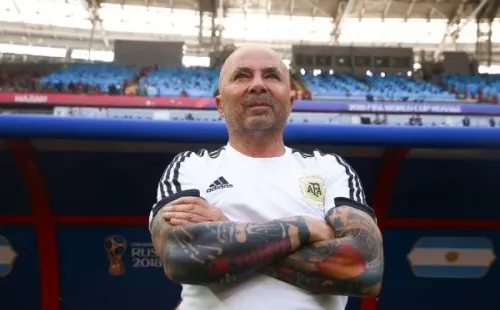Jorge Sampaoli en el Mundial de Rusia. (Foto: Getty)