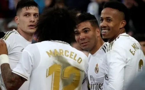 Salvo Casemiro, todos los de la foto serían prescindibles para el Madrid. (Getty)