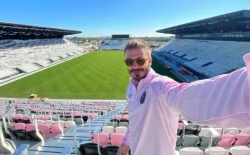 David Beckham, en el Lockhart Stadium. Foto: Inter Miami