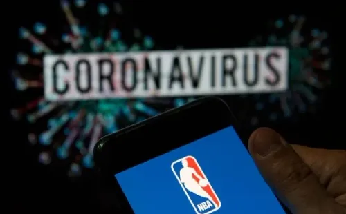 Ilustración NBA y Coronavirus