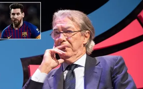 Moratti siempre quiso tener a Messi en Inter de Milán.