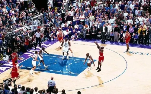 El tiro de Jordan contra los Jazz